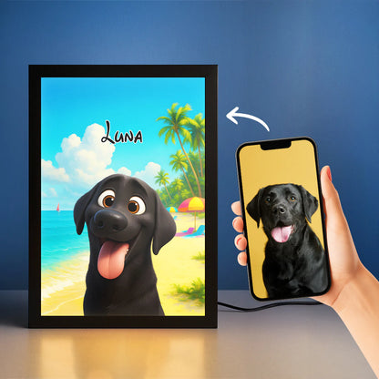 Magical Pet Portrait LED Night Light
