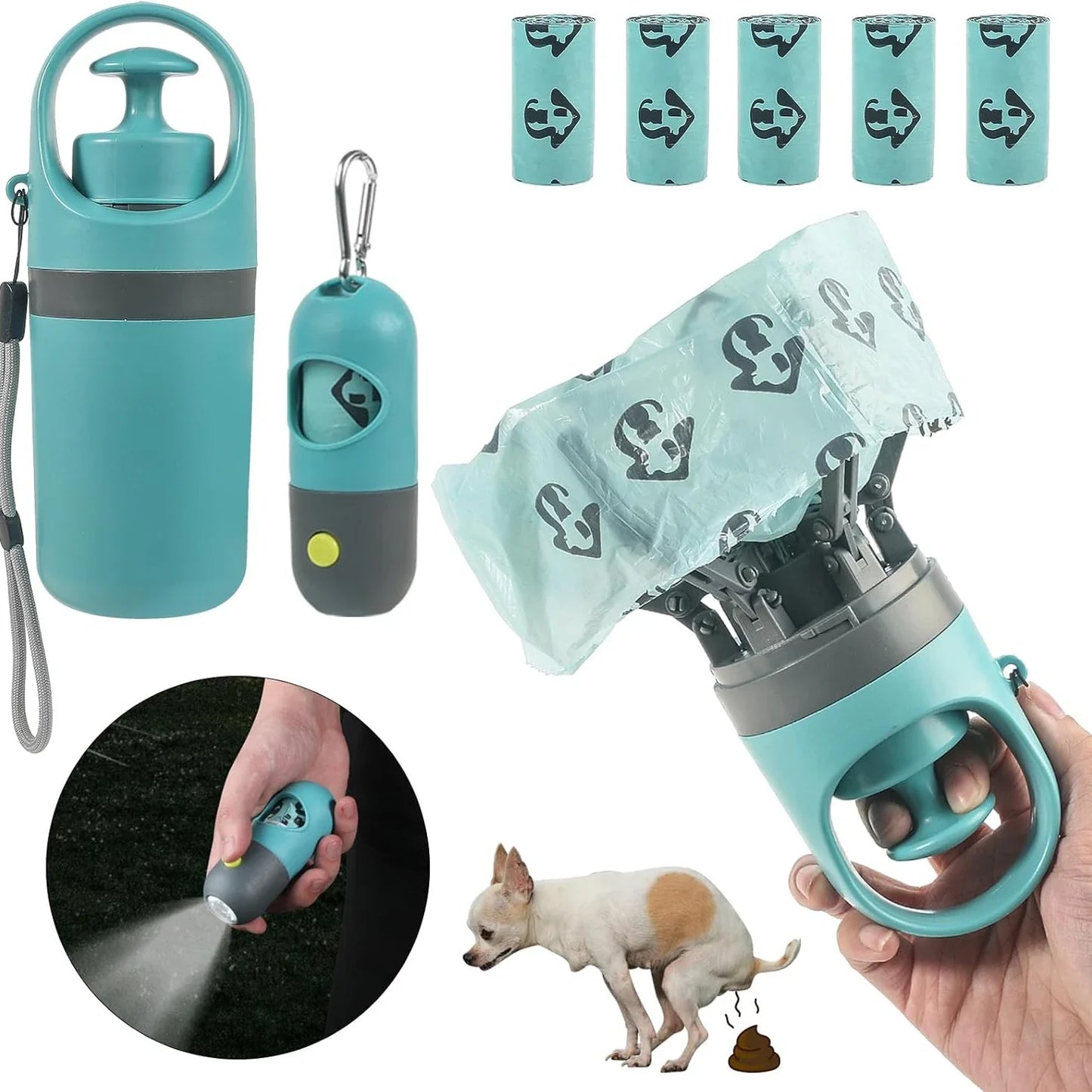 3-in-1 Dog Poop Scooper Set