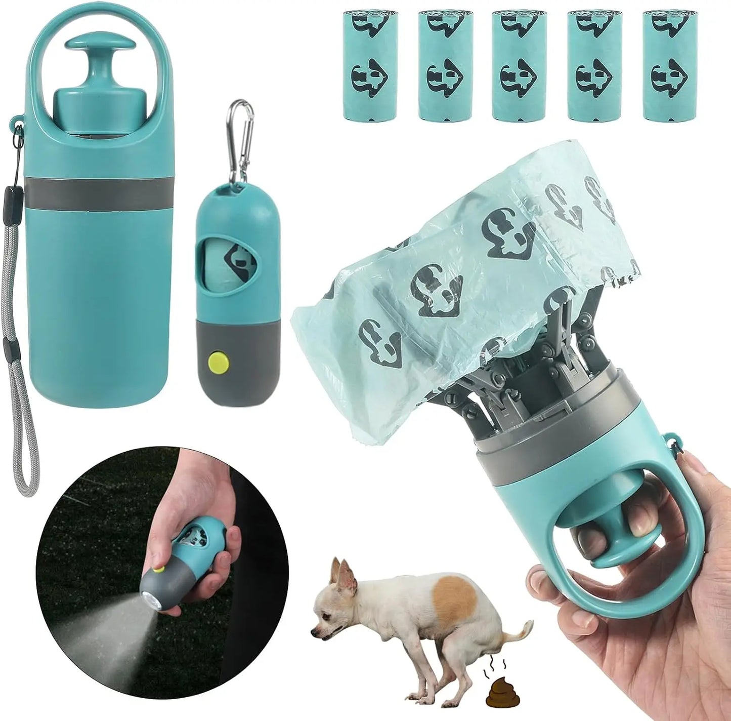 3-in-1 Dog Poop Scooper Set