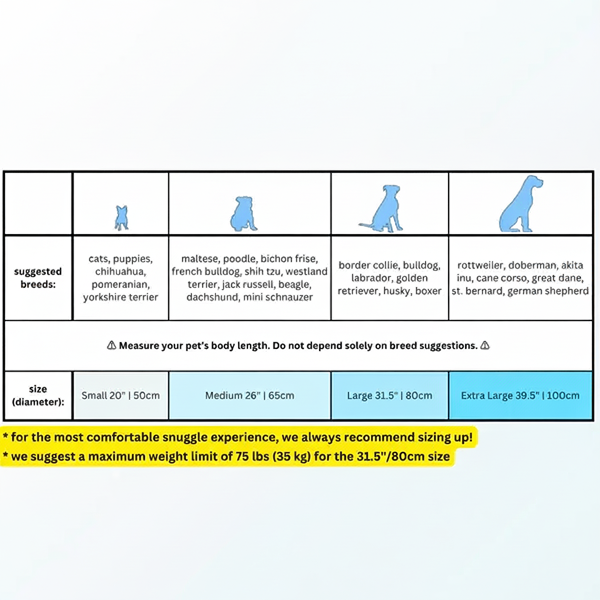 Cozy cocoon - pet bed
